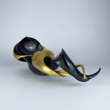 EMOTIONS Mixed Media Sculpture Anthrazitmetallic & Gold edition