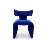 Blue Velvet Dining Chair, Contemporary Furniture Designs