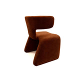 Brown Velvet Dining Chair, Contemporary Furniture Designs