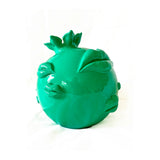 Glossy Pomegranate Sculpture, Resin Artworks By Petra Kaltenbach