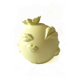 Pastel Colors Matte Pomegranate Sculpture, Resin Artworks By Petra Kaltenbach