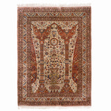 Eyvan Heriz Persian Carpet Silk 124x169, Authentic Vintage Rugs & Kilims in Dubai