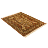 Eyvan Heriz Persian Carpet Silk 124x169, Authentic Vintage Rugs & Kilims in Dubai