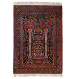 Eyvan Heriz Persian Carpet Wool & Silk 145x200, Authentic Vintage Rugs & Kilims in Dubai