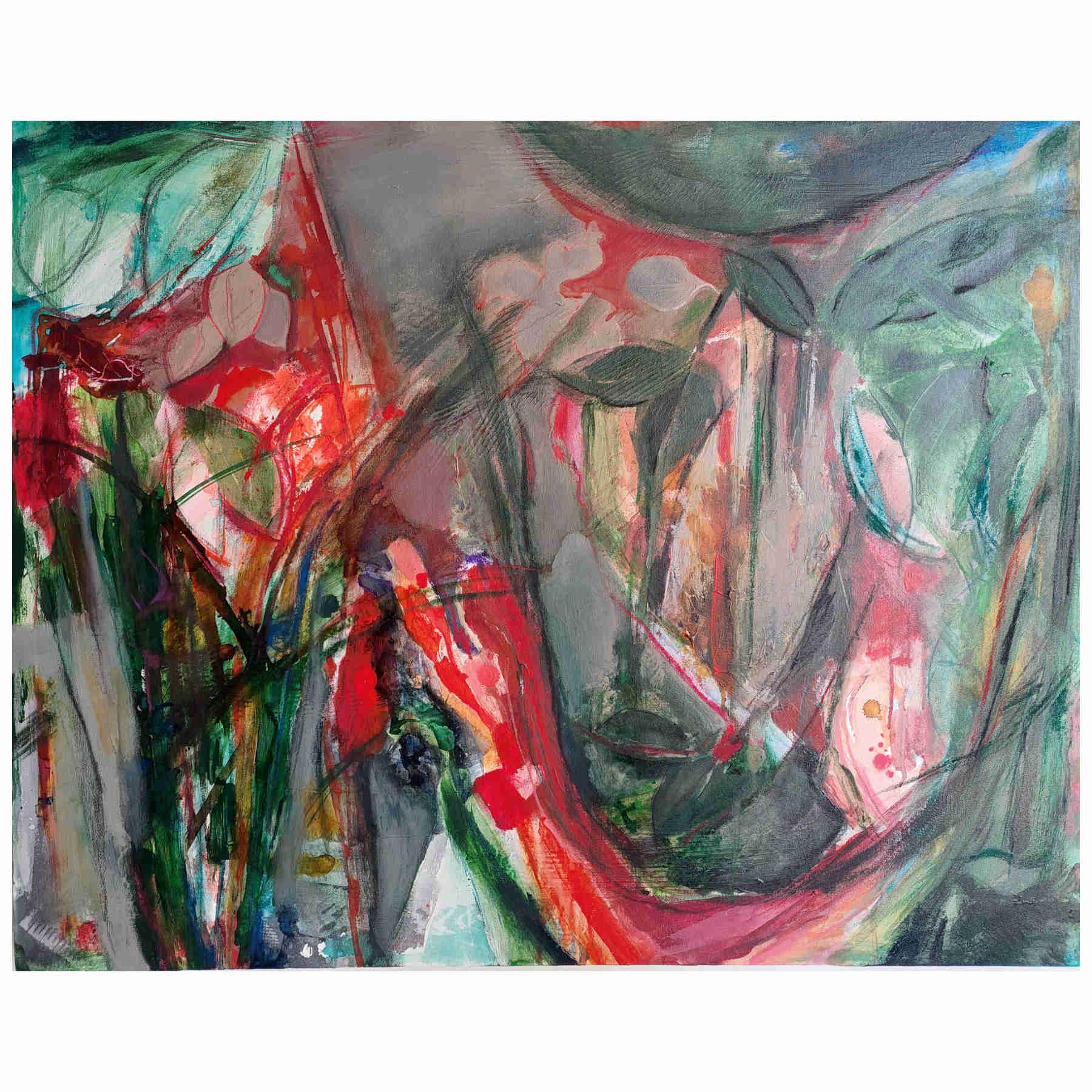 Contemporary Abstract Acrylic Painting By Elahm Ghorbanishad