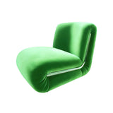 Neon Green Velvet Lounge Chair, Bold Contemporary Furniture Designs