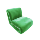 Neon Green Velvet Lounge Chair, Bold Contemporary Furniture Designs