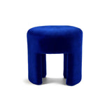 Blue Velvet Stool, Bold Contemporary Designer Furniture