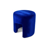 Blue Velvet Stool, Bold Contemporary Designer Furniture