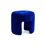 Blue Velvet Stool, Bold Contemporary Designer Furniture