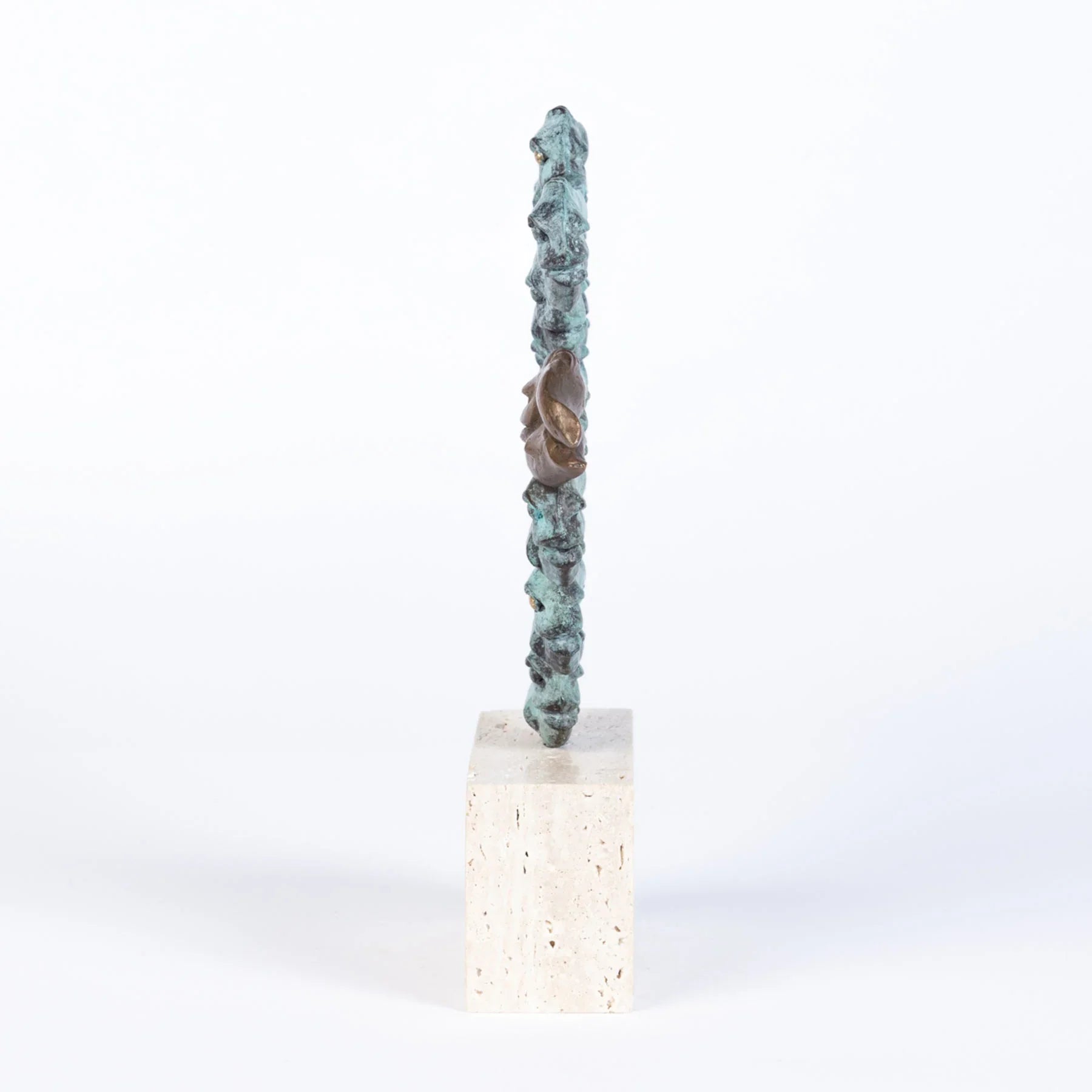 GEGEN DEN STROM Bronze Sculpture, Contemporary Animal Figures By Cordula Dobes