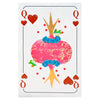 Queen Of Hearts Print On Canvas Artwork, Modern Visual Arts By Petra Kaltenbach