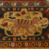 World Garden Heriz Persian Carpet Silk 122x190, Authentic Vintage Rugs & Kilims in Dubai