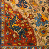 World Garden Heriz Persian Carpet Silk 122x190, Authentic Vintage Rugs & Kilims in Dubai