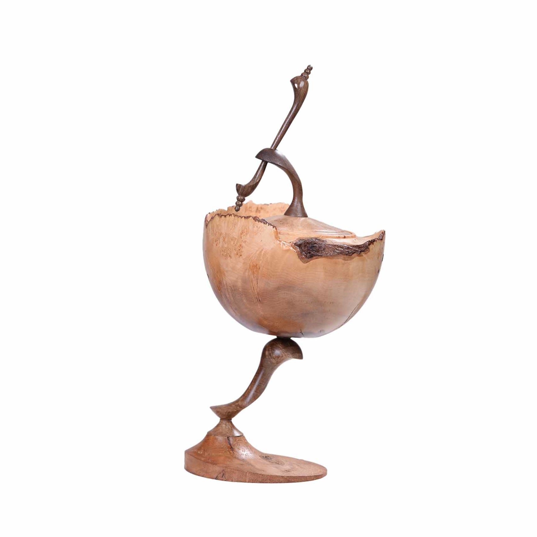 The Commotion Contemporary Wood Sculpture By Ahmad Tourani Sama