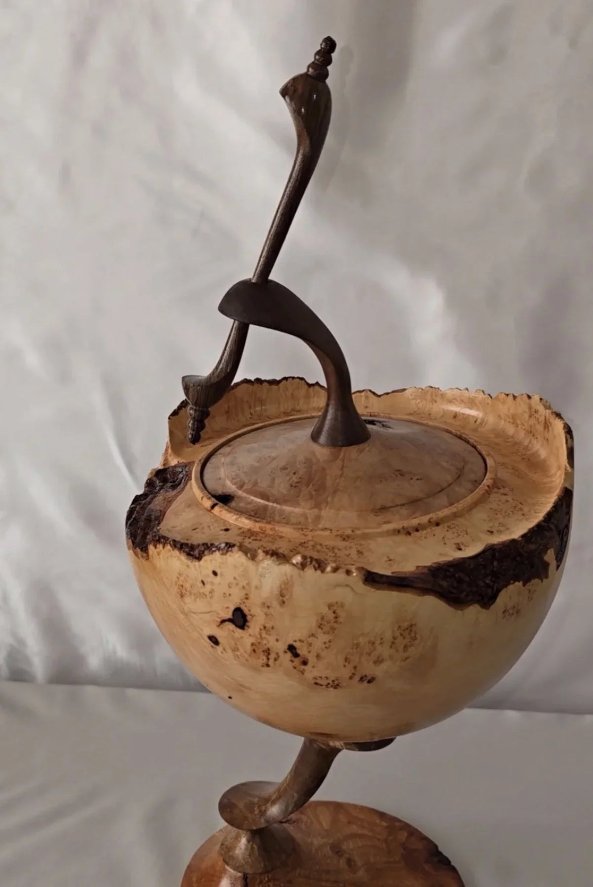 The Commotion Contemporary Wood Sculpture By Ahmad Tourani Sama