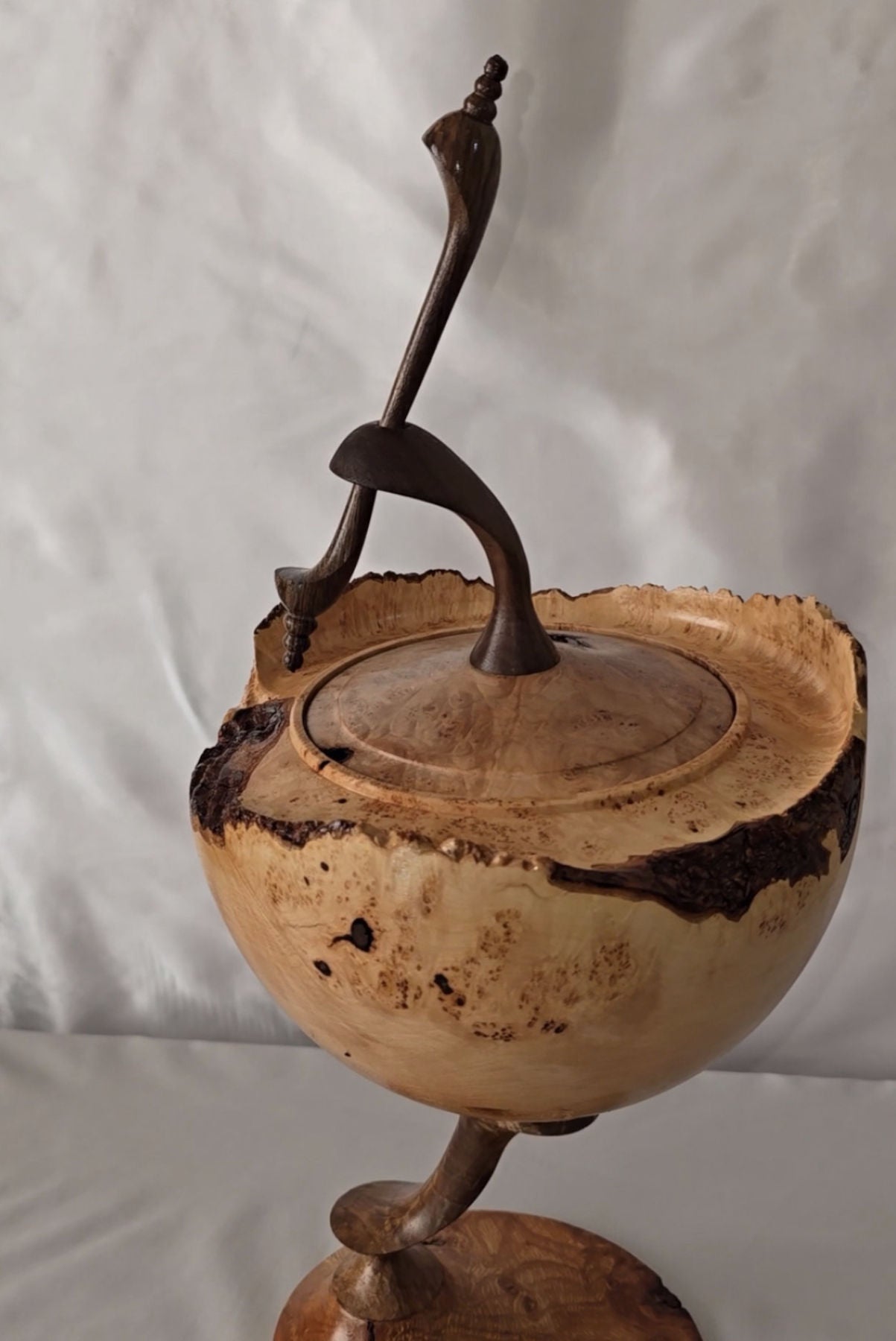 The Commotion Contemporary Wood Sculpture By Ahmad Tourani Sama