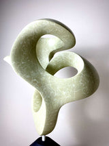 Glory Mixed Media Sculpture, Contemporary Clay Statues By Gabriel Rivera