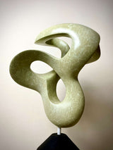 Glory Mixed Media Sculpture, Contemporary Clay Statues By Gabriel Rivera