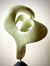 Glory Mixed Media Sculpture, Contemporary Clay Statues By Gabriel Rivera