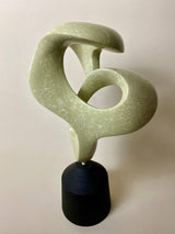 Glory Mixed Media Sculpture, Contemporary Clay Statues By Gabriel Rivera