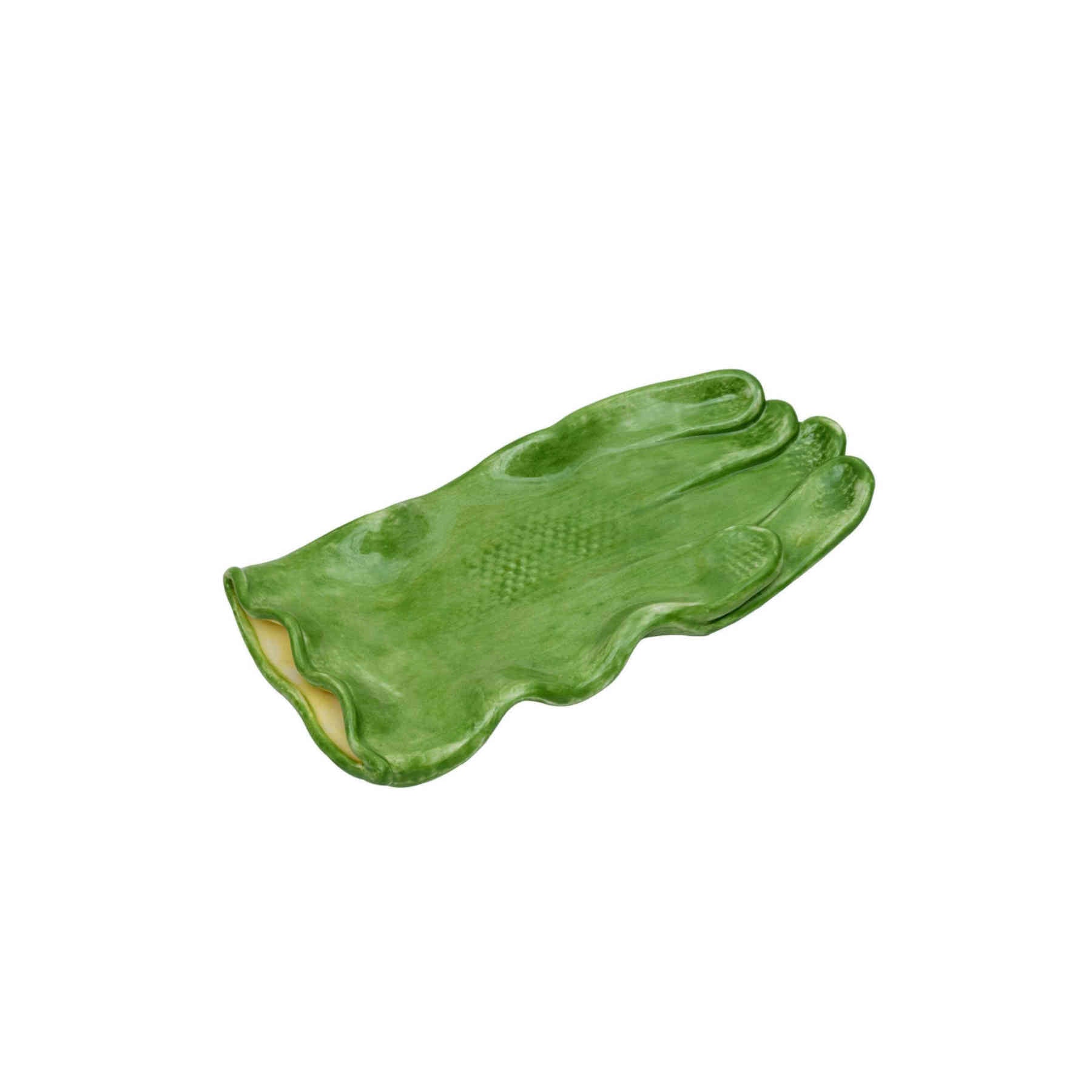 Green Glove Ceramic Side Plate
