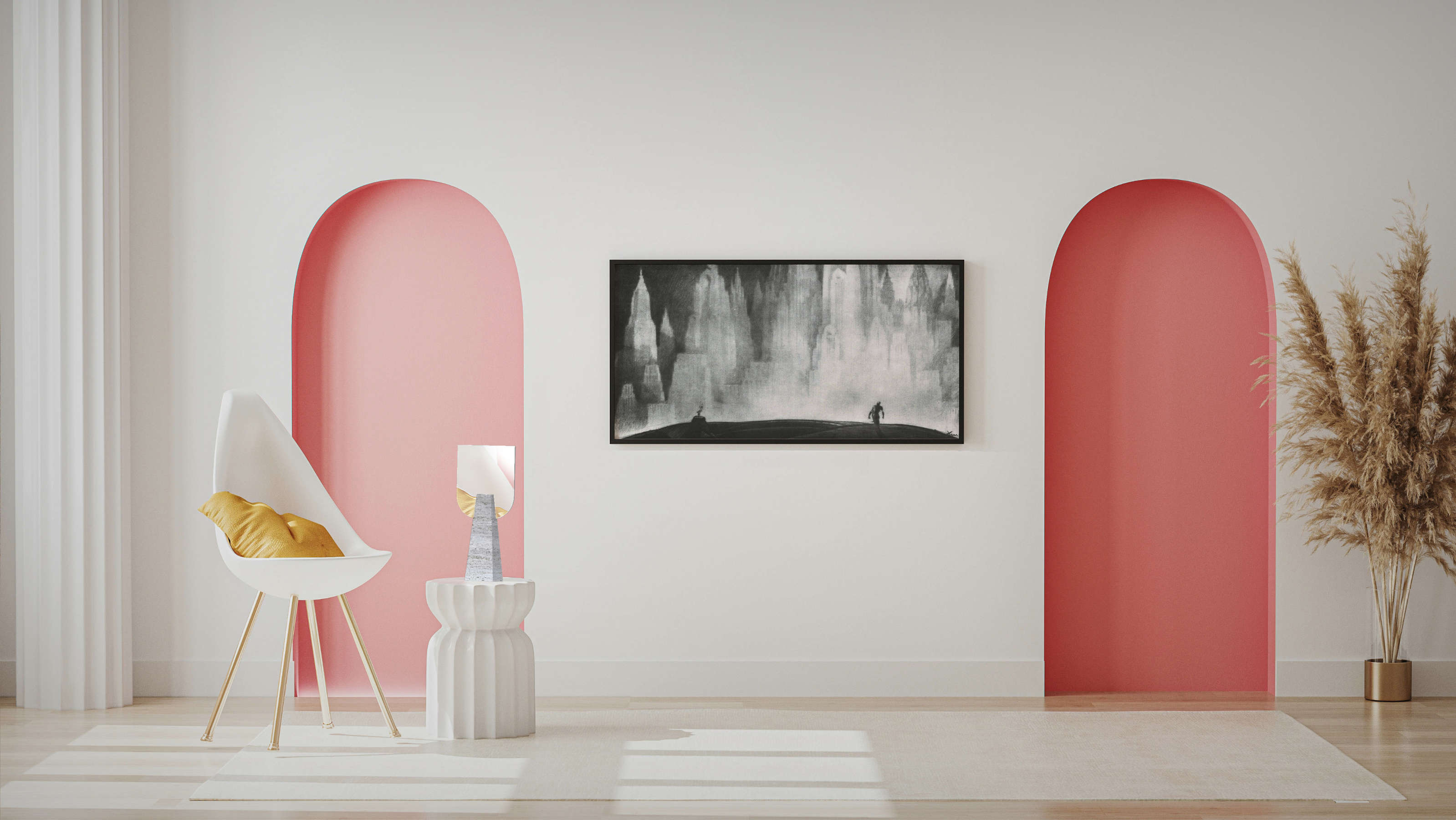 Travertine Table Mirror - Italian Designer Furniture & Decor in Dubai