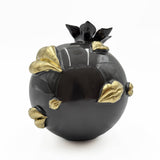 Black & Gold Pomegranate Sculpture Corporate Gifts