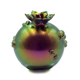 Green & Gold Chrome Pomegranate Sculpture Corporate Gifts
