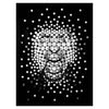 Dimensional Suspended Points Scream I Black & White Photography Artwork
