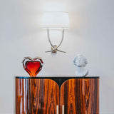 Heart Glass Sculpture, Heart Shaped Collectible Glass Art For Valentines