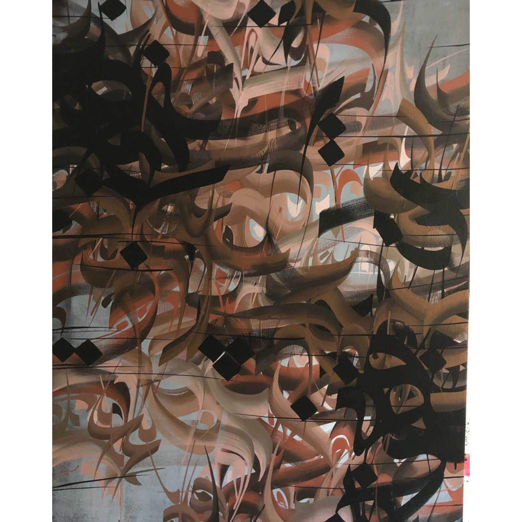 Calligraphy Painting, Contemporary The Hennessy Series by Babak Rashvand in Dubai