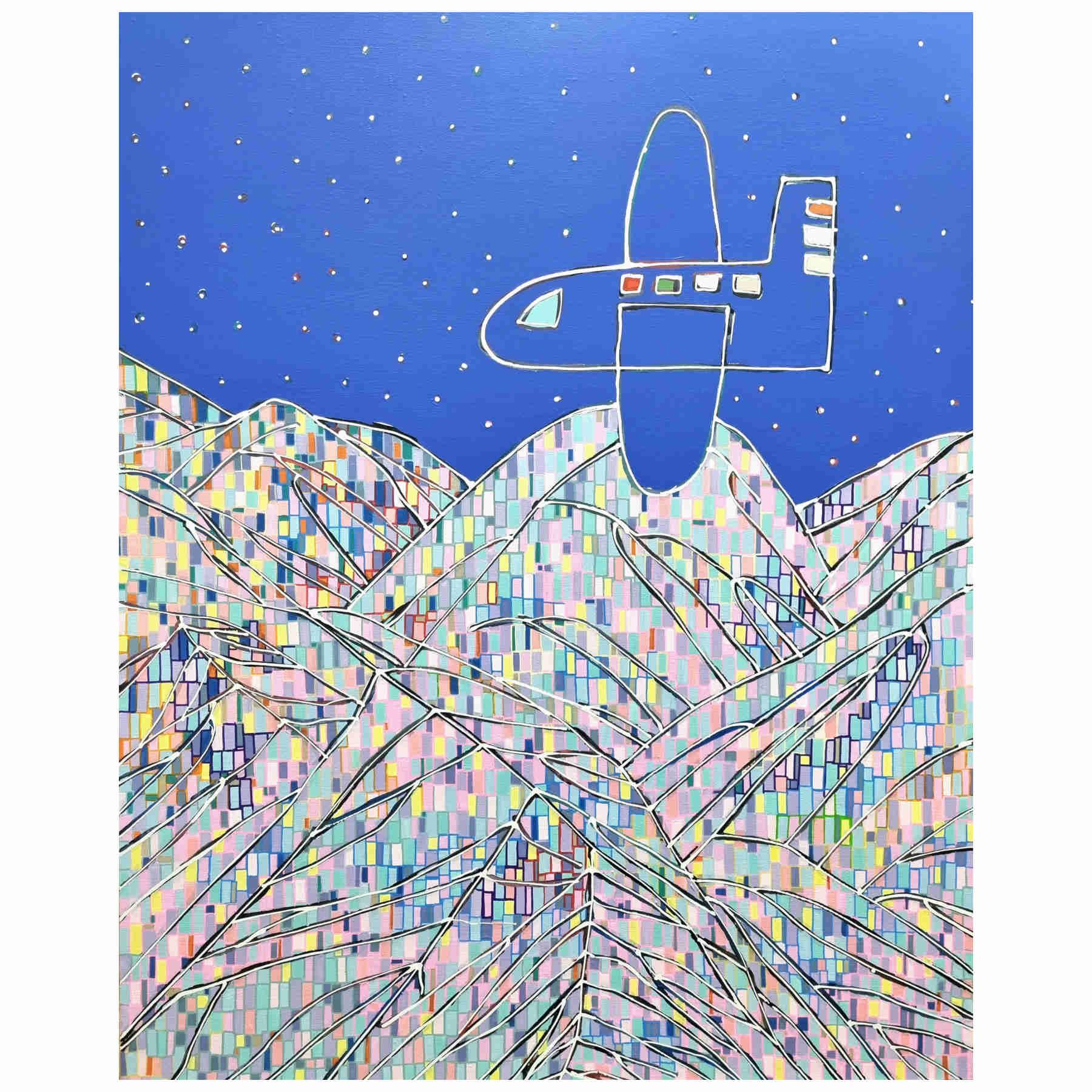 Colorful Landscape Acrylic Painting and Pop Art By Hanji Park in Dubai