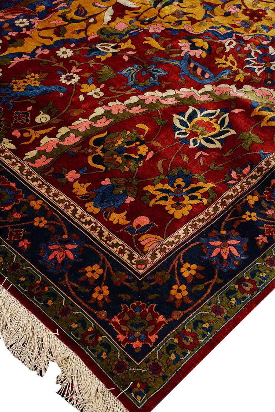 Hooman Heriz Persian Rug Silk 164x243