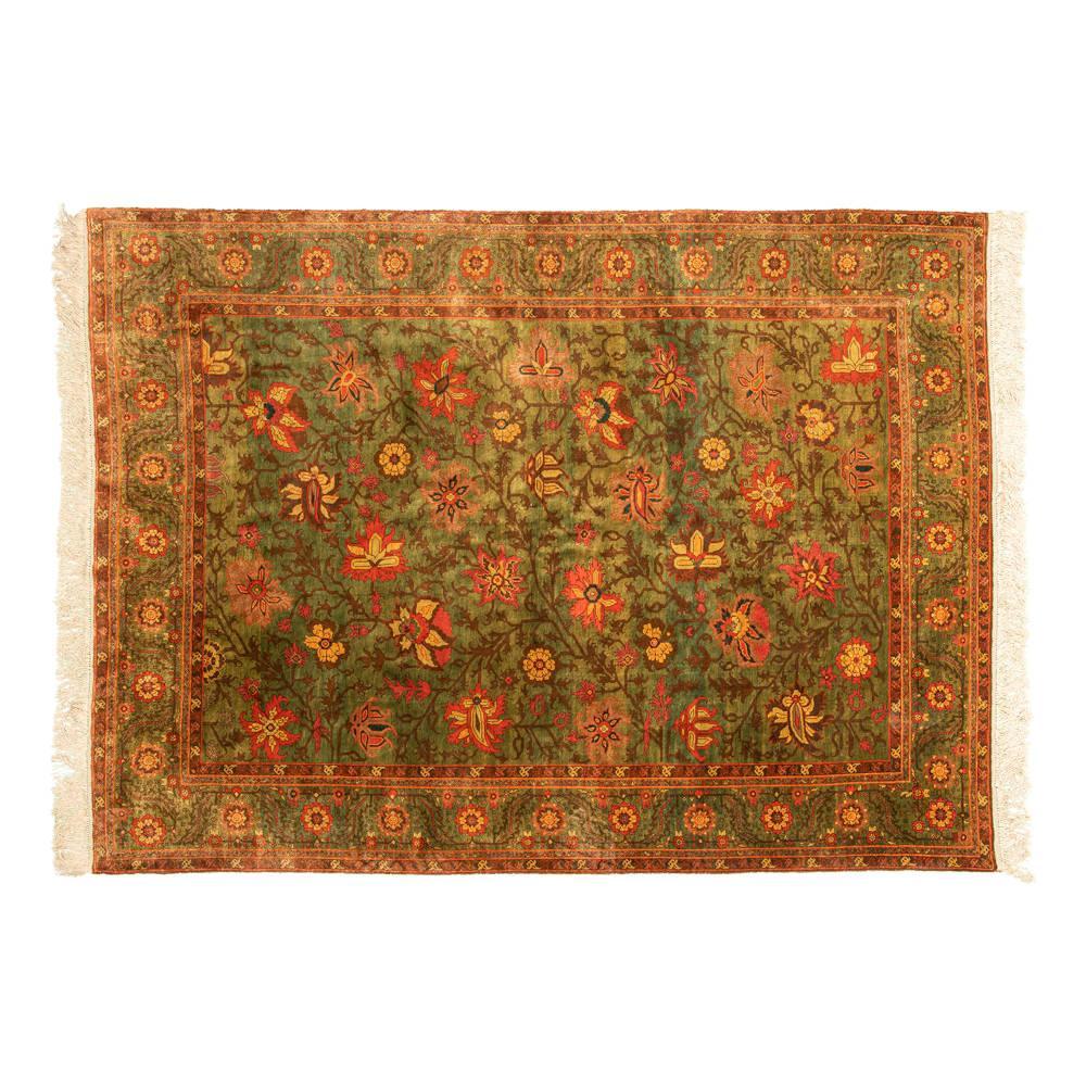 Hoor Heriz Persian Carpet Silk 135x174, Authentic Vintage Rugs & Kilims in Dubai