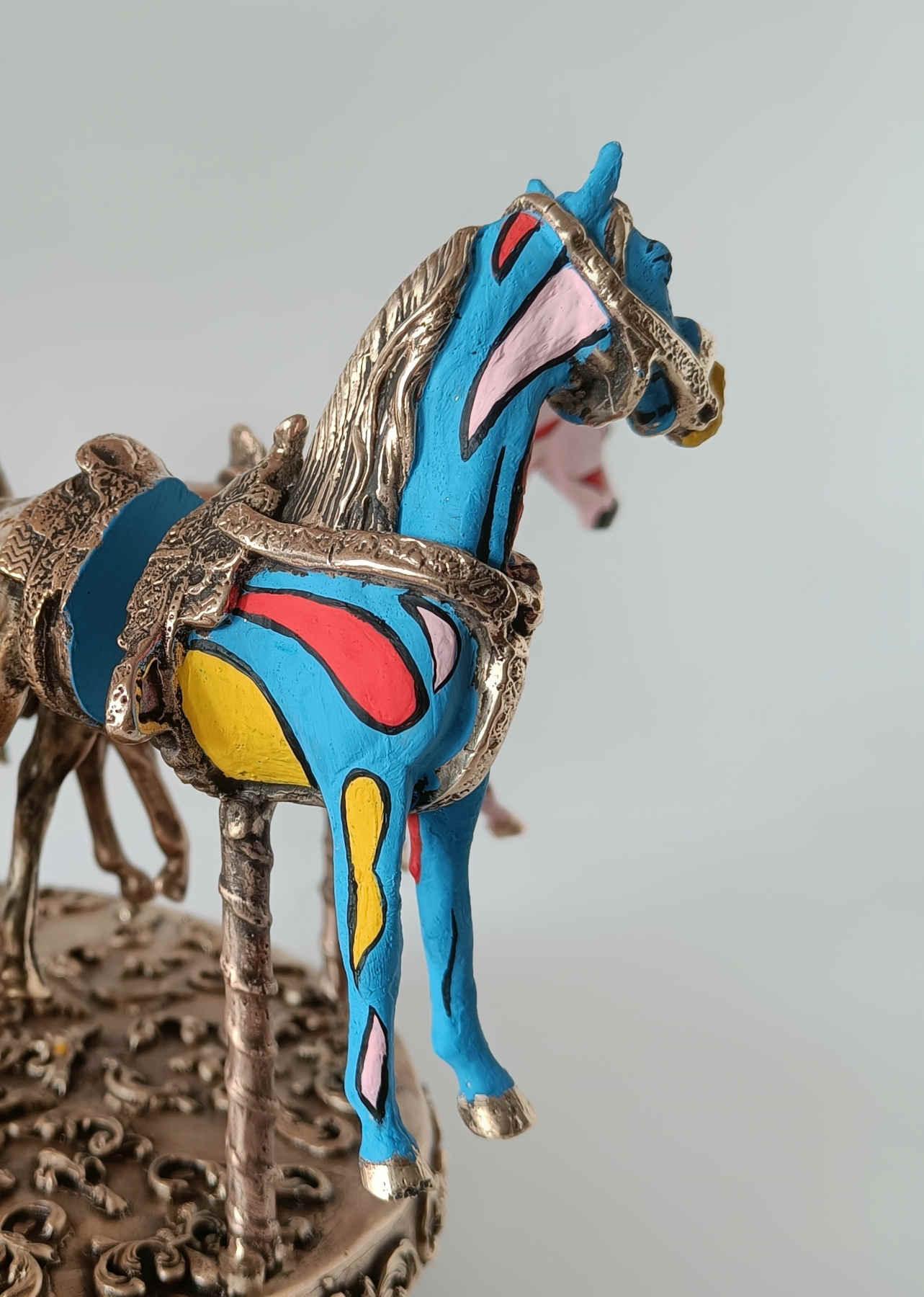 Ferris Wheel Bronze Sculpture | Collectible Art By Sara Rahanjam