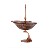 Imbalanced Creation Contemporary Wood Sculpture, Woodturning