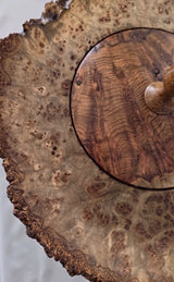 Imbalanced Creation Contemporary Wood Sculpture, Woodturning