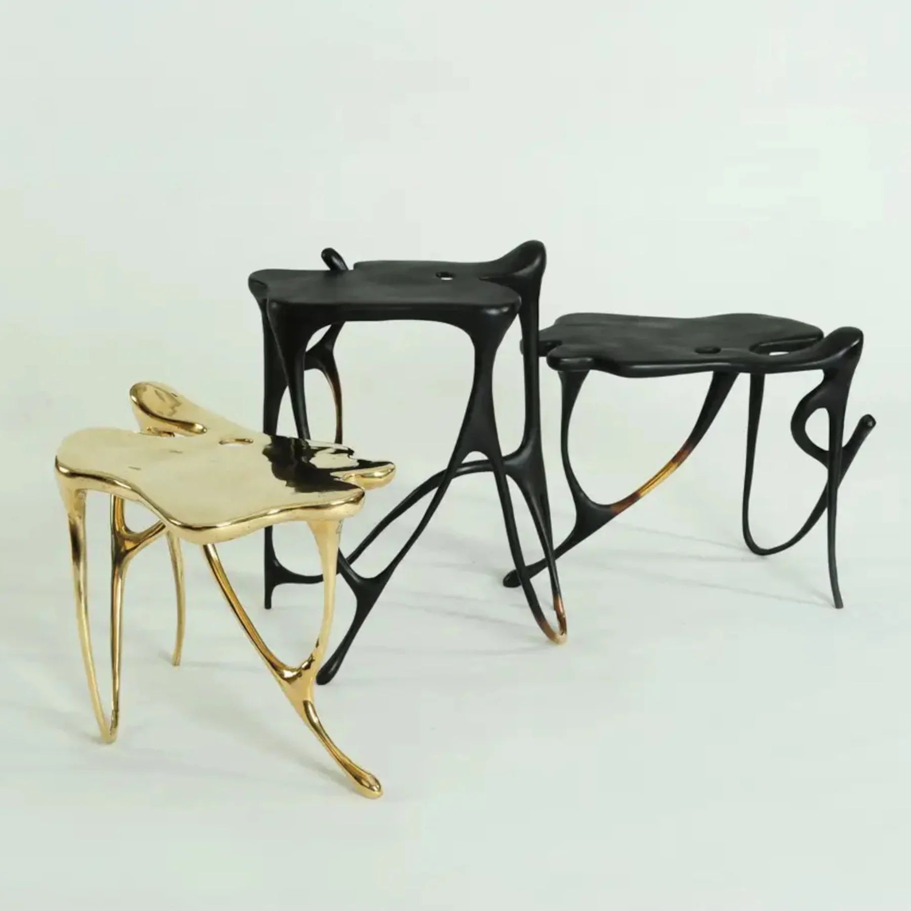 INK Brass Side Table, Designer Furniture in Dubai