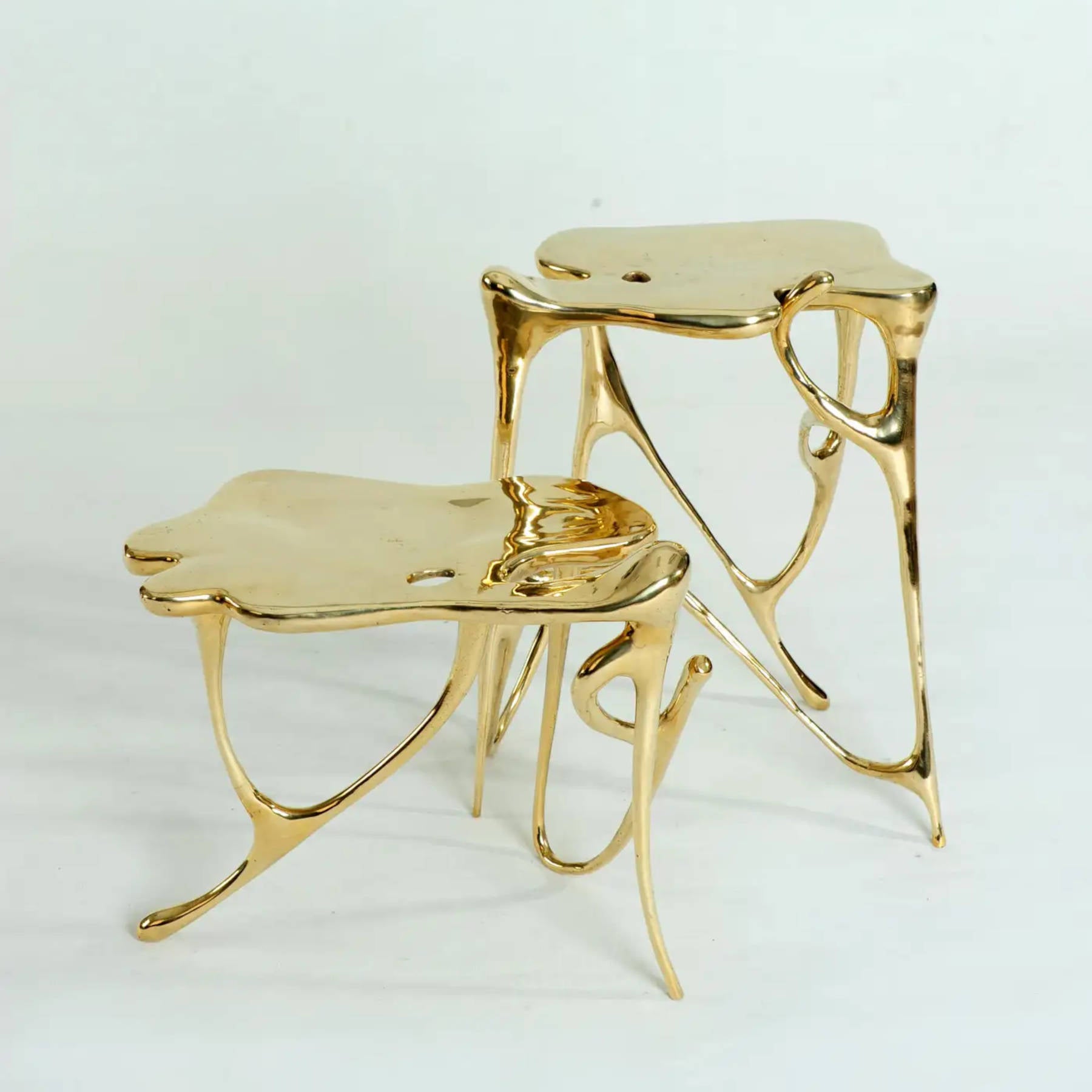 INK Brass Side Table Set, Designer Furniture in Dubai