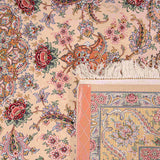 Medallion Isfahan Persian Carpet 122x182, Handmade Tribal Wool & Silk Rugs in Dubai