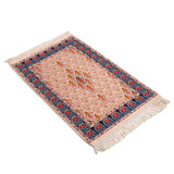 Zelo Sultan Isfahan Persian Carpet 70x115, Handmade Tribal Wool & Silk Rugs in Dubai