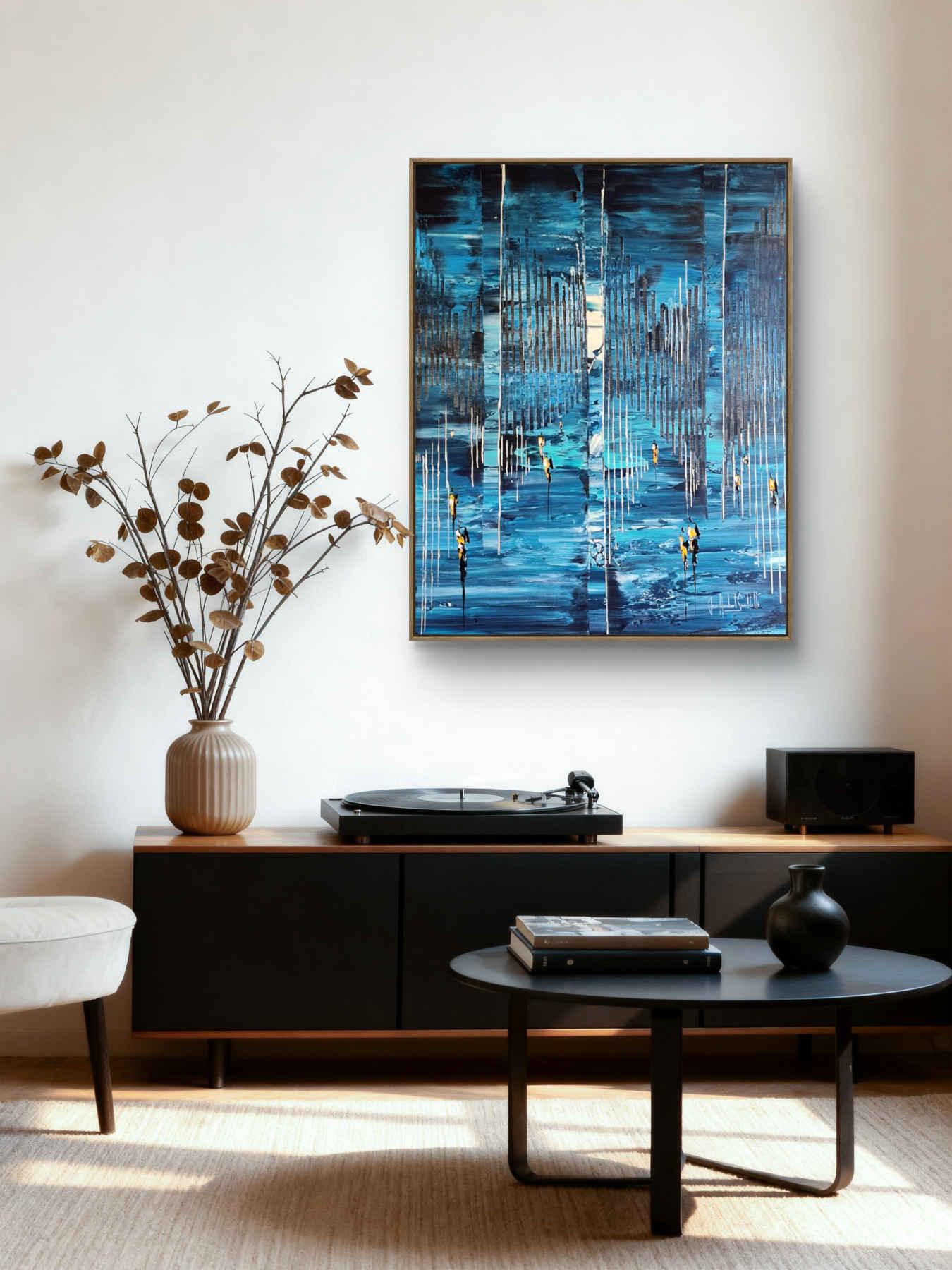 Contemporary Abstract Acrylic Painting By JH Savoldelli in Dubai