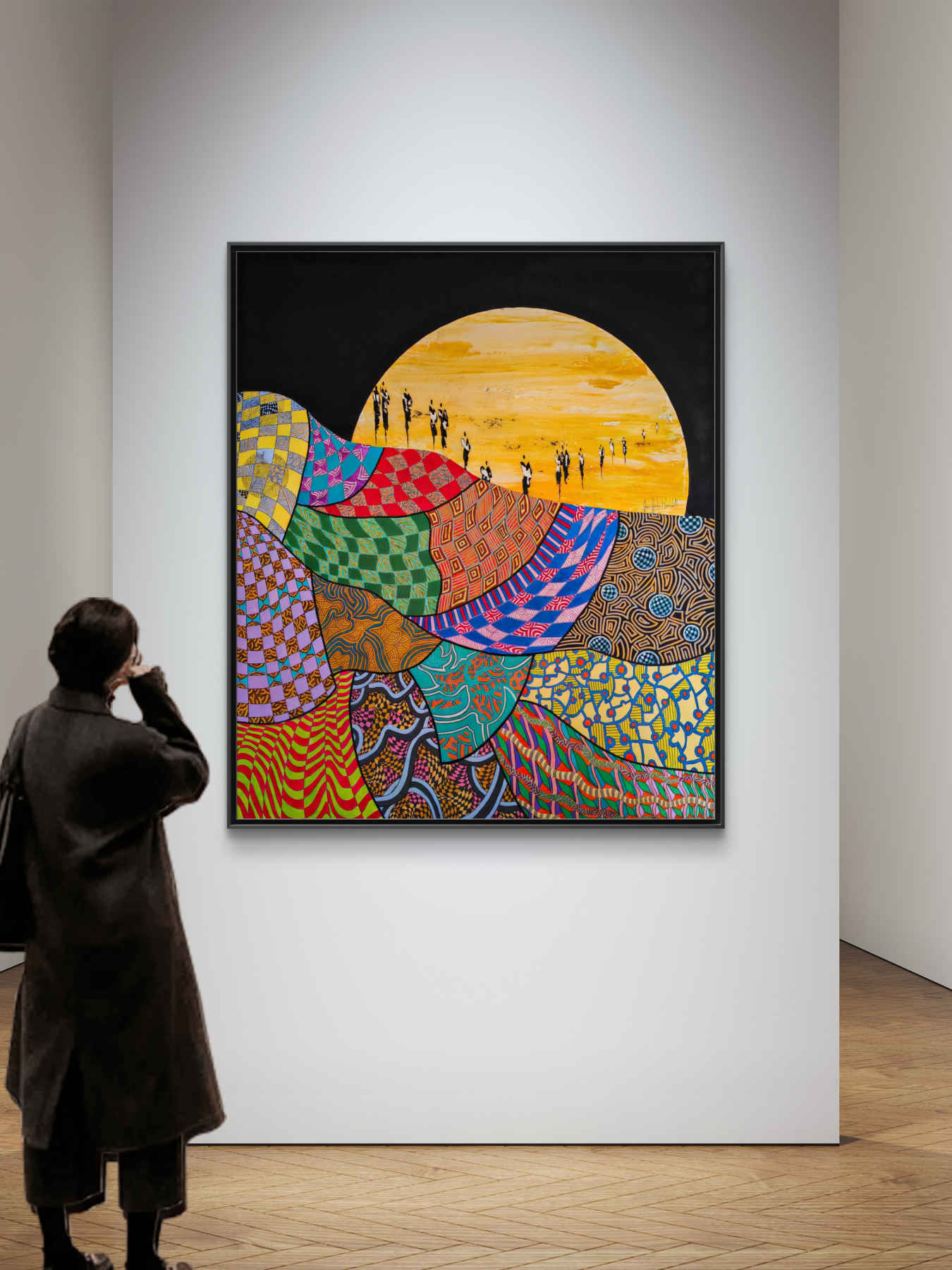 Contemporary Abstract Acrylic Painting By JH Savoldelli in Dubai