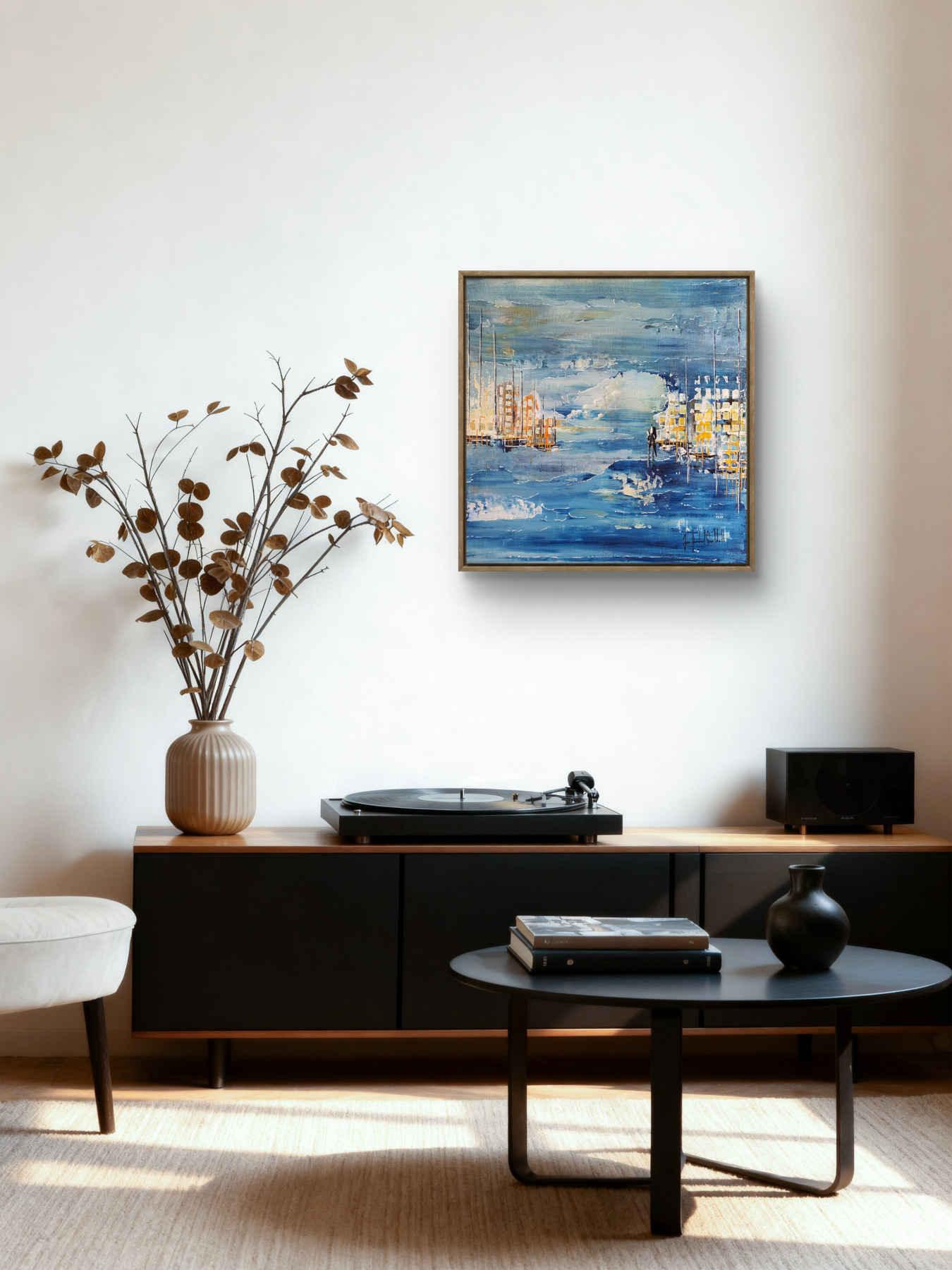 Contemporary Abstract Acrylic Painting By JH Savoldelli in Dubai