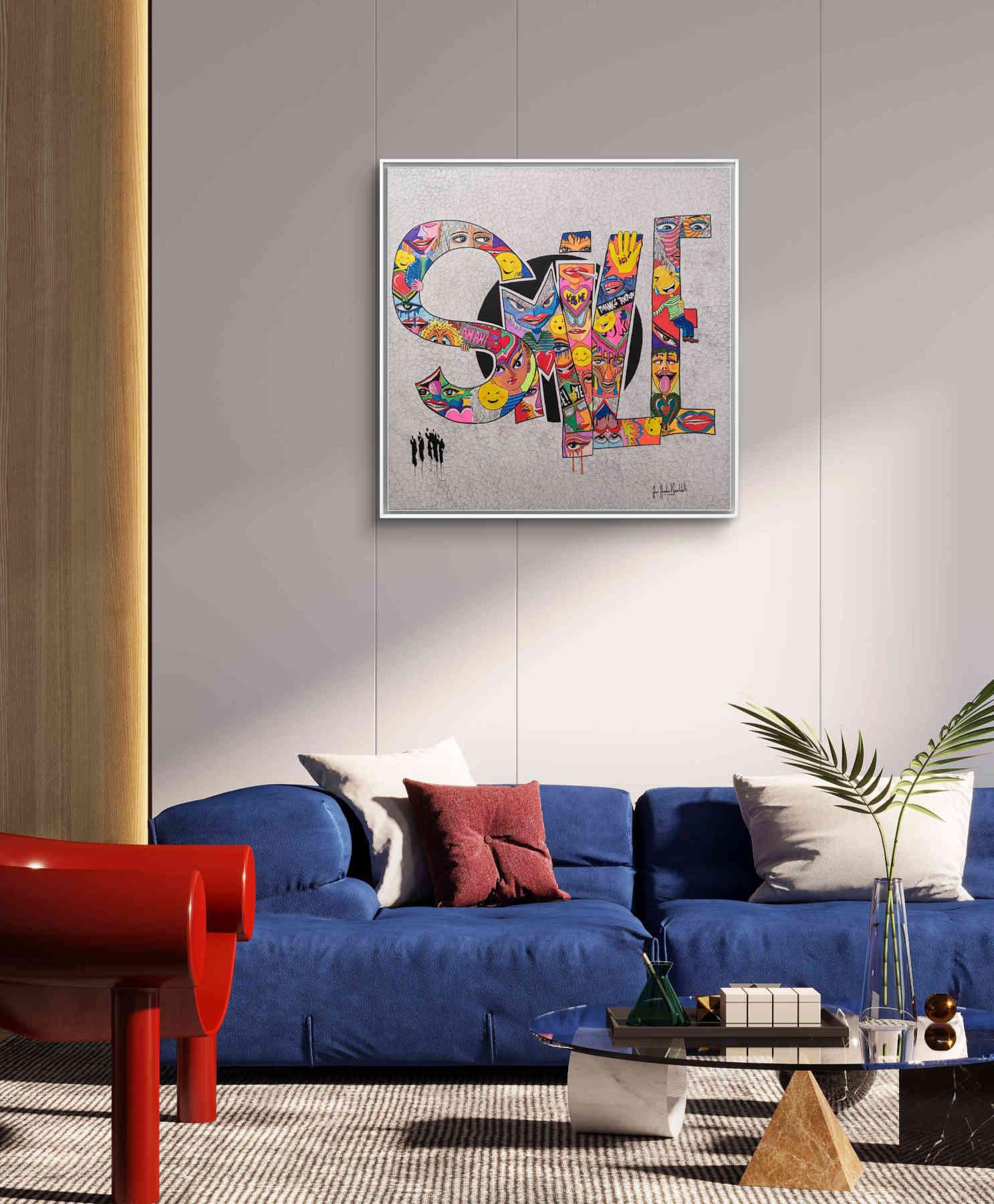 Contemporary Abstract Acrylic Painting By JH Savoldelli in Dubai