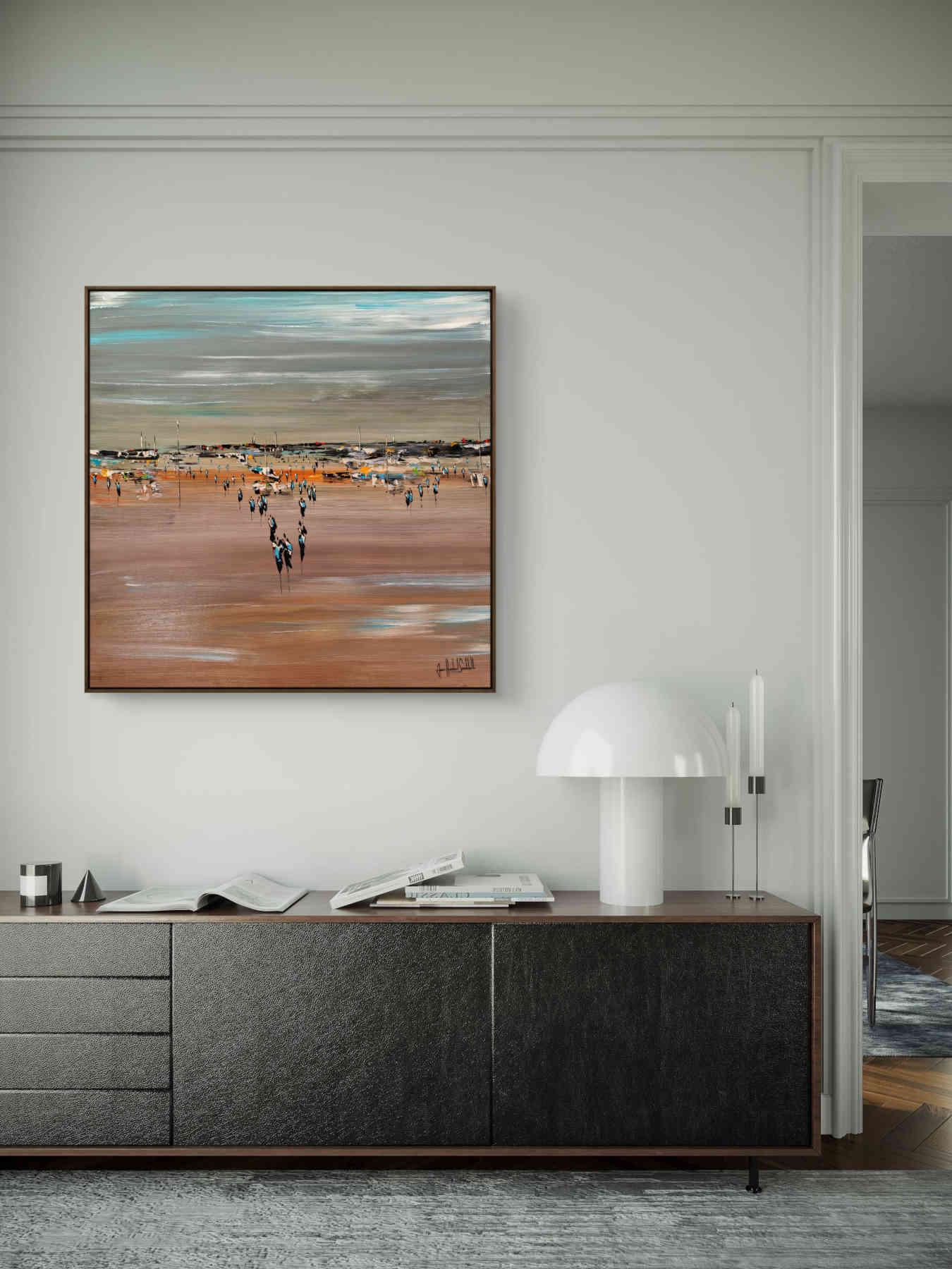 Contemporary Abstract Acrylic Painting By JH Savoldelli in Dubai