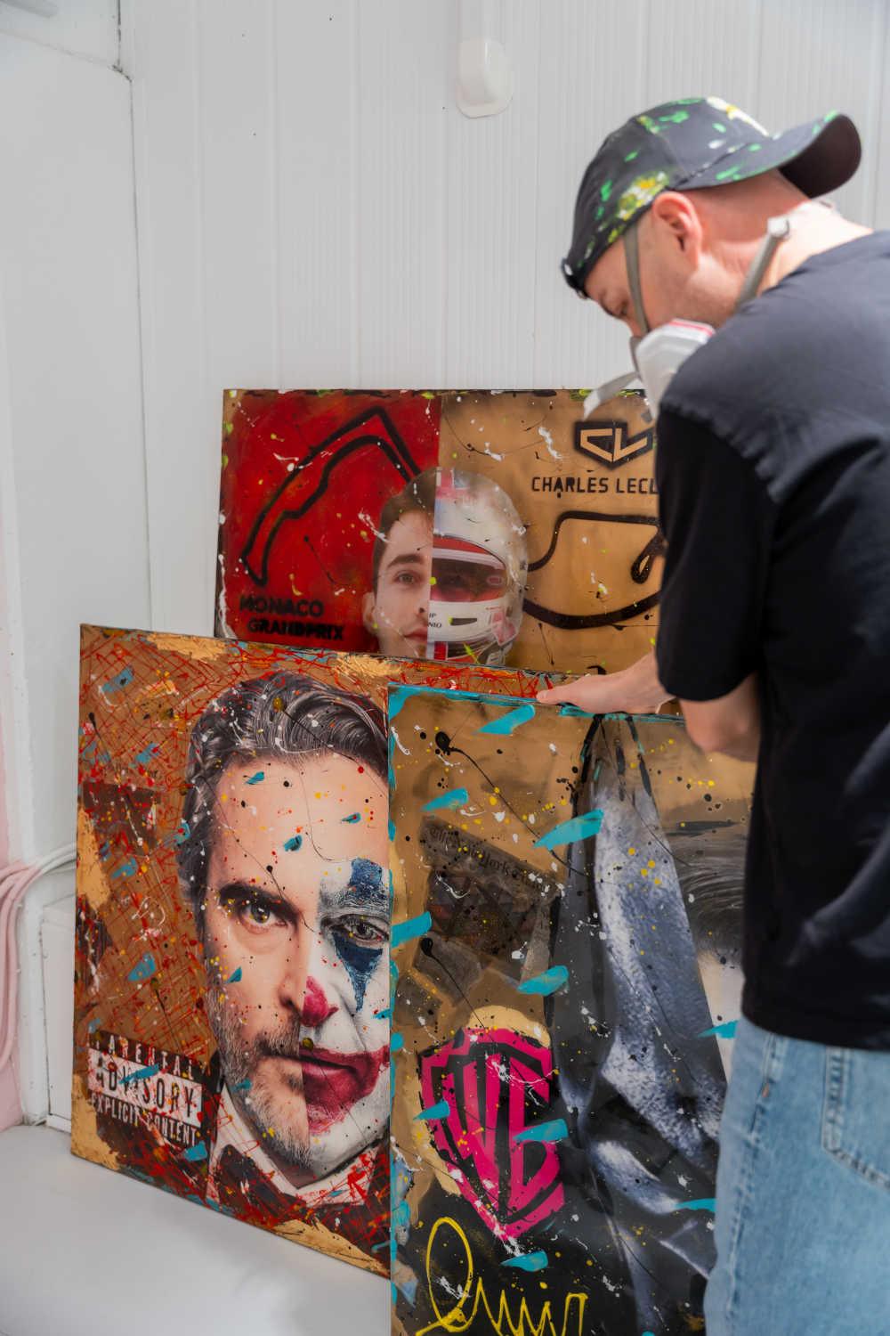 The Joker Contemporary Pop Art Painting in Dubai