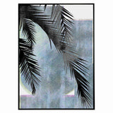 Jumeirah Palms Print on Canvas Artwork - Vintage Arabia Pop Art by Julian Castaldi in Dubai