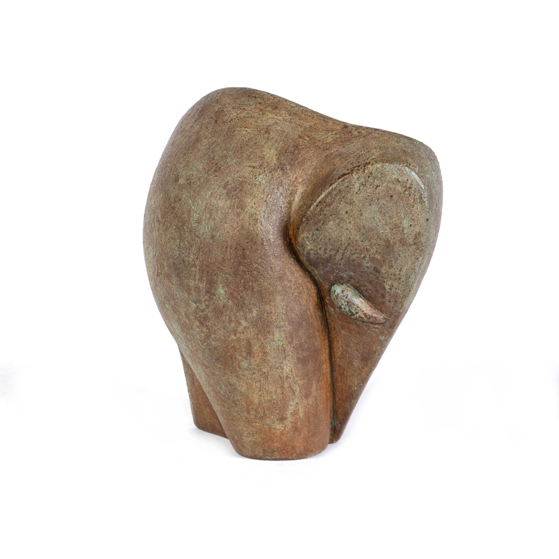 KLEINER ELEFANT Mixed Media Sculpture, Contemporary Animal Figures By Cordula Dobes